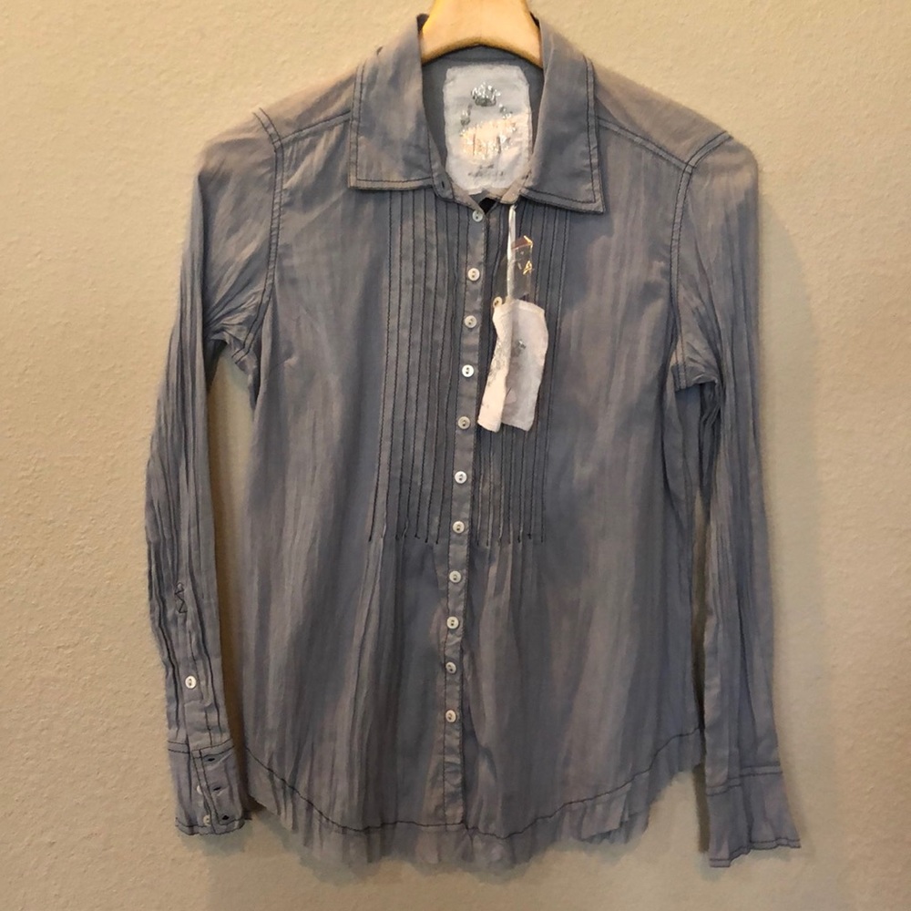 Chino Powder blue button down